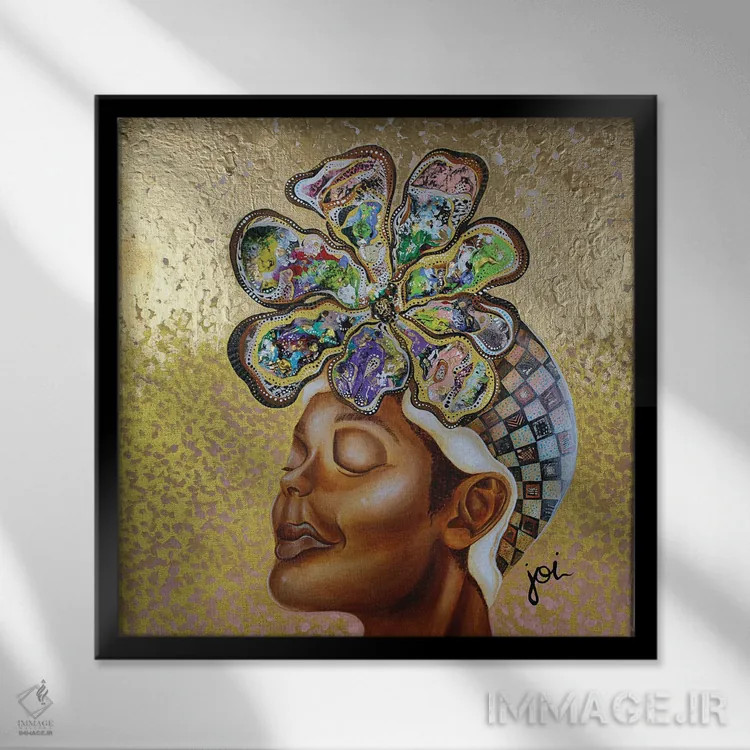 تابلو بسیار مورد لطف قرار گرفته اثر اشلی جوی - نمای قابدار مشکی