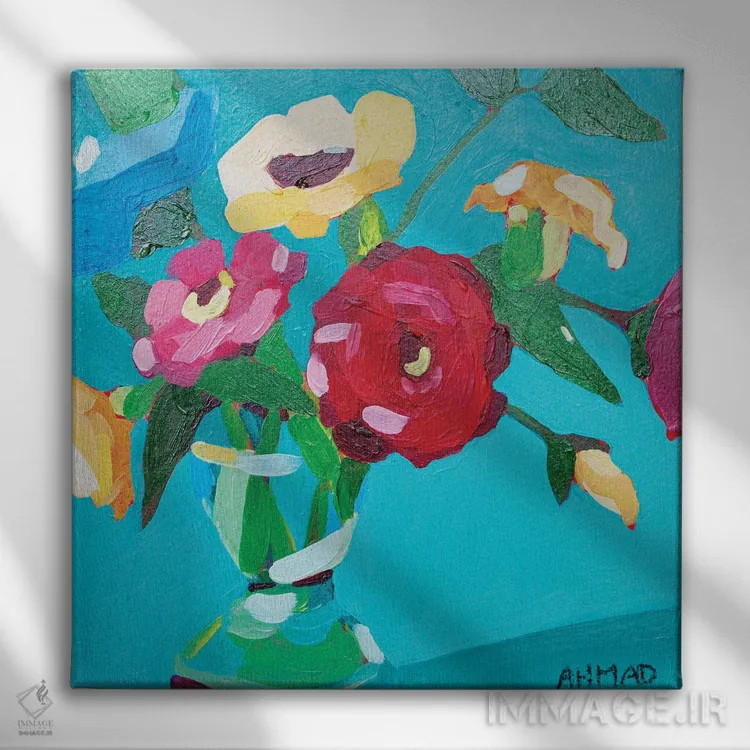 تابلو بیلی جین (نام معروف آهنگ) اثر جولی احمد - نمای روبهرو روی دیوار