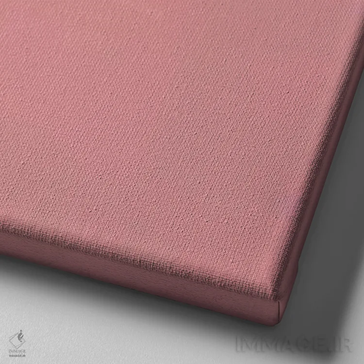 تابلو پودل سیاه استاندارد (نوع نژاد سگ) اثر جولی احمد - نمای نزدیک بافت بوم