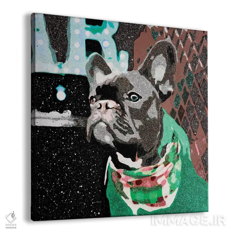 تابلو بیگی در سبز اثر جولی احمد - نمای پرسپکتیو محصول