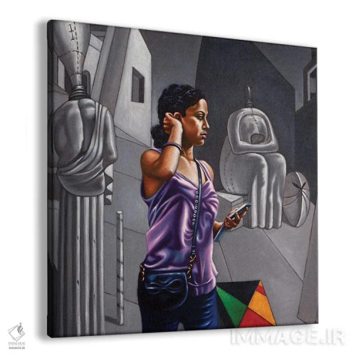 تابلو متافیزیک دوم اثر علی حسون - نمای پرسپکتیو محصول