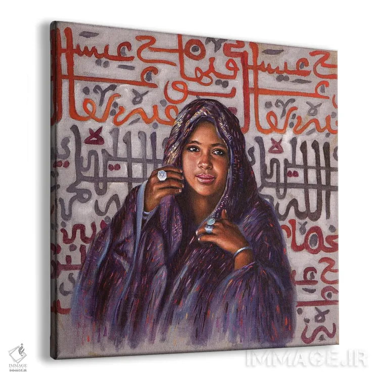 تابلو سارا اثر علی حسون - نمای پرسپکتیو محصول