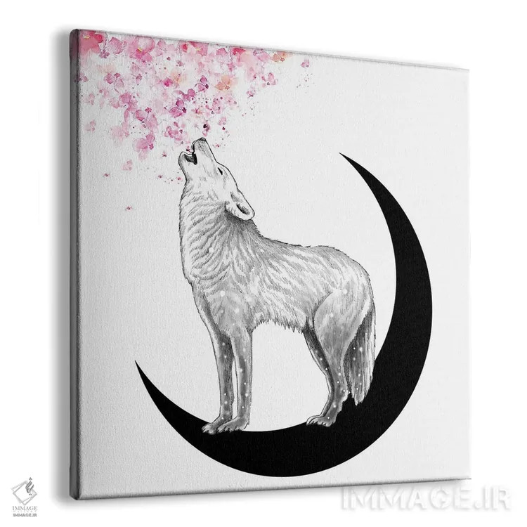 تابلو تنها شکوفه بزن اثر آندریا هرنیاک - نمای پرسپکتیو محصول