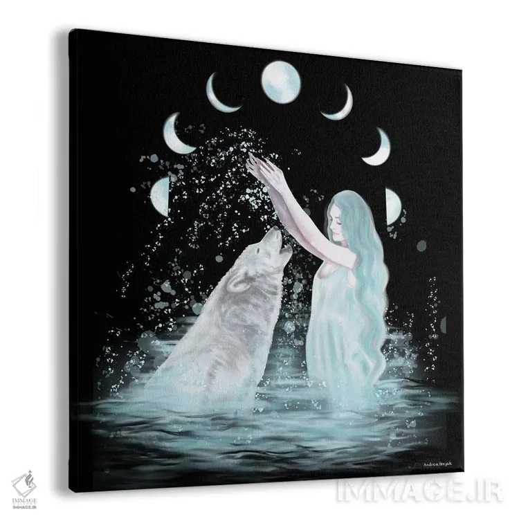 تابلو رود اسرارآمیز اثر آندریا هرنیاک - نمای پرسپکتیو محصول