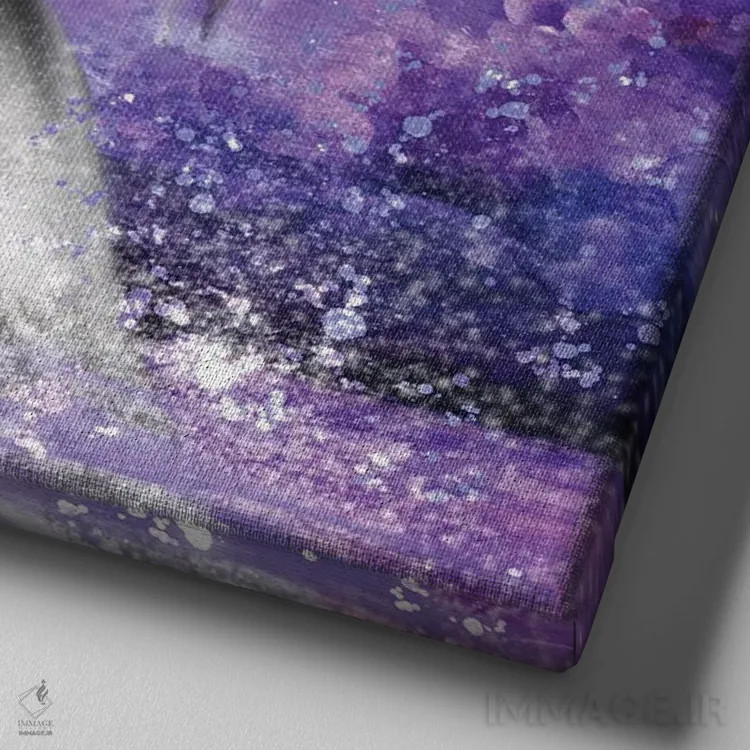 تابلو خانه اثر آندریا هرنیاک - نمای نزدیک بافت بوم