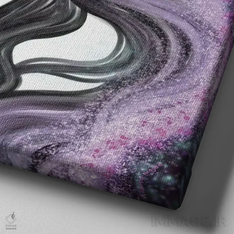 تابلو نگهبان ستارگان اثر آندریا هرنیاک - نمای نزدیک بافت بوم