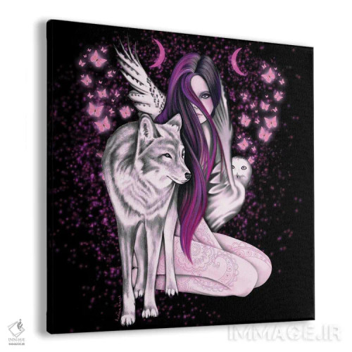 تابلو شبهای اسرارآمیز اثر آندریا هرنیاک - نمای پرسپکتیو محصول