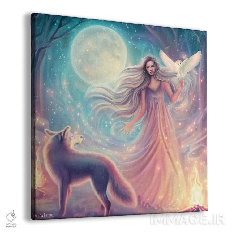 تابلو افسونشده اثر آندریا هرنیاک - نمای پرسپکتیو محصول