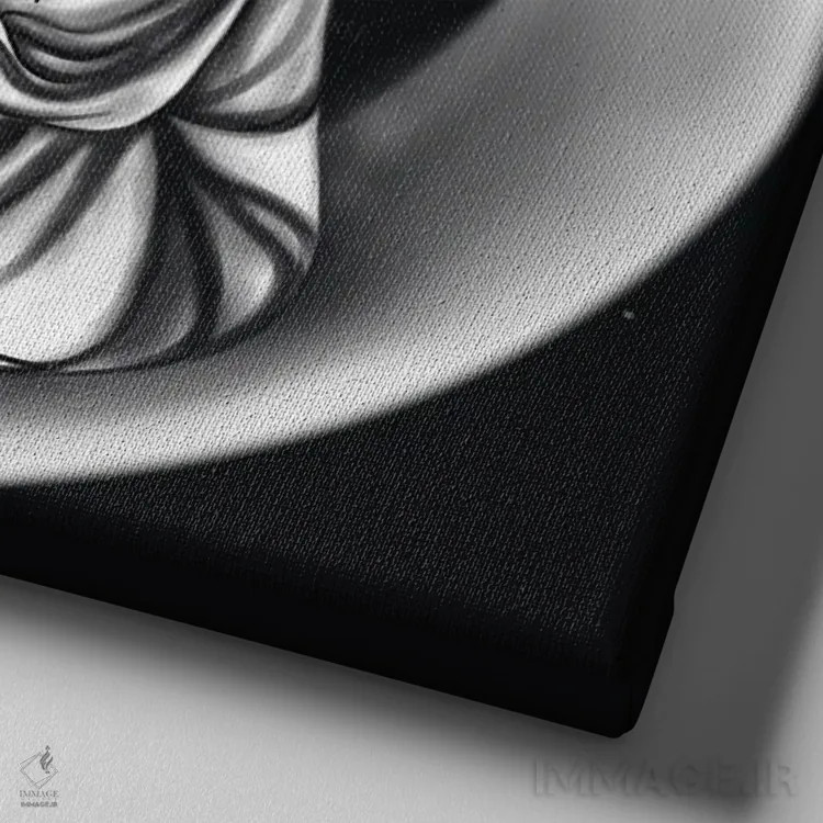 تابلو کتاب طلسمها اثر آندریا هرنیاک - نمای نزدیک بافت بوم