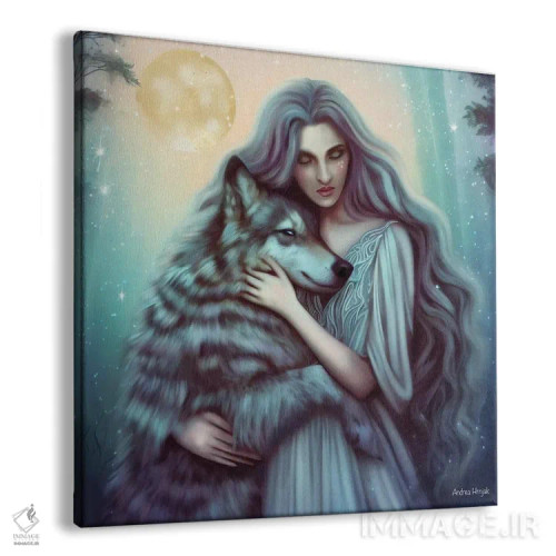 تابلو نیمههای گمشده (روحهای جفت) اثر آندریا هرنیاک - نمای پرسپکتیو محصول