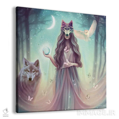 تابلو گوی کریستالی اثر آندریا هرنیاک - نمای پرسپکتیو محصول