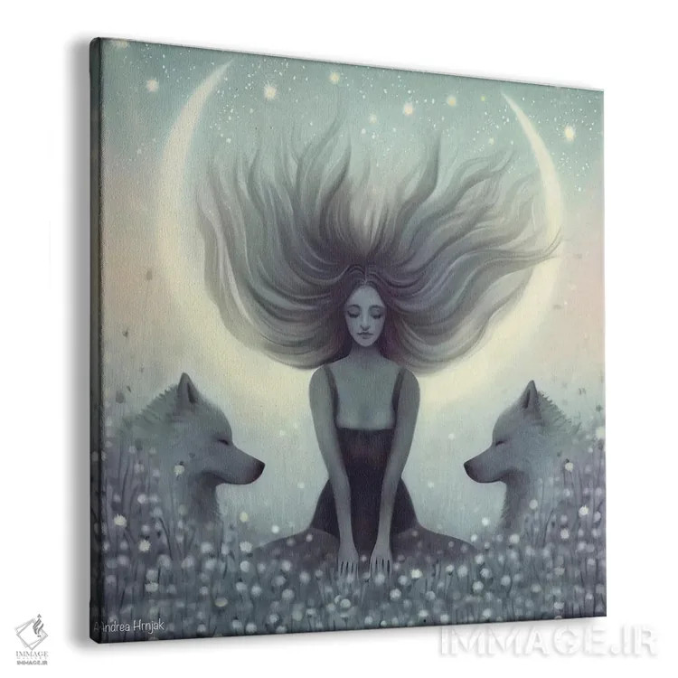 تابلو جادوی قاصدک اثر آندریا هرنیاک - نمای پرسپکتیو محصول