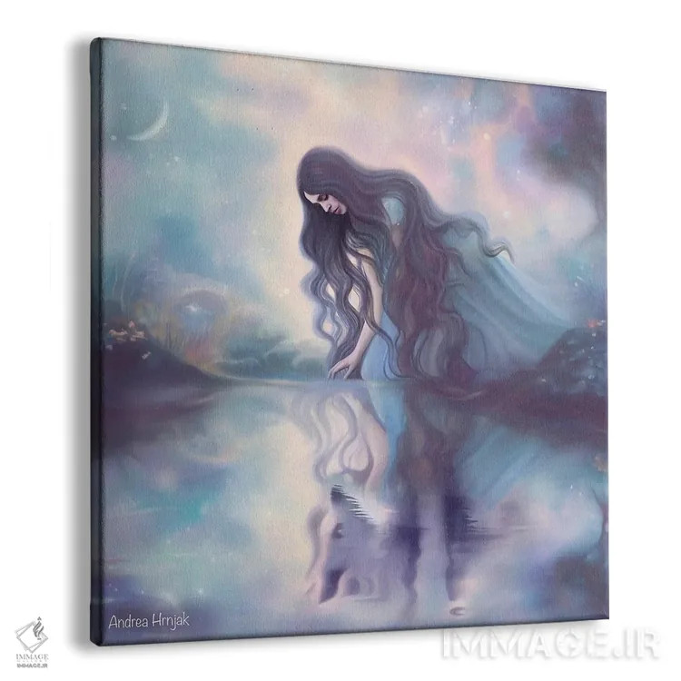 تابلو برخورد جادویی اثر آندریا هرنیاک - نمای پرسپکتیو محصول