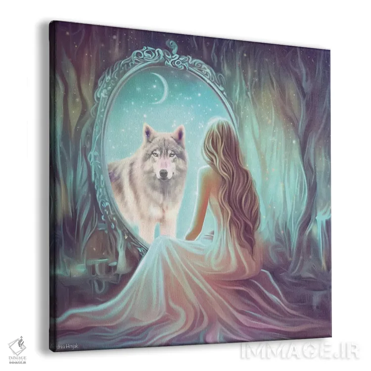 تابلو آینه آینه اثر آندریا هرنیاک - نمای پرسپکتیو محصول