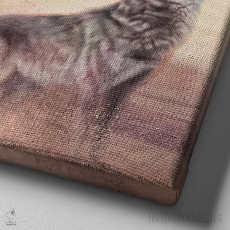 تابلو شگفتی بیابان اثر آندریا هرنیاک - نمای نزدیک بافت بوم