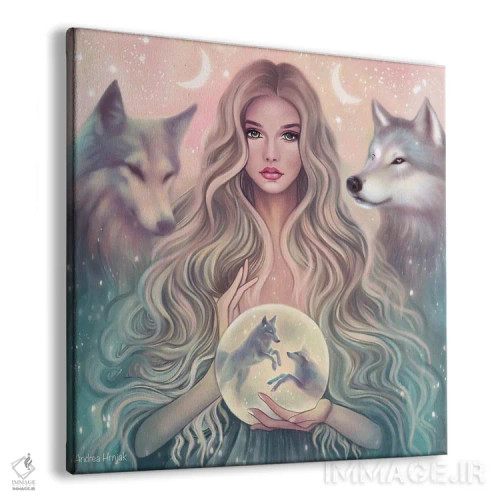 تابلو گوی جادویی اثر آندریا هرنیاک - نمای پرسپکتیو محصول