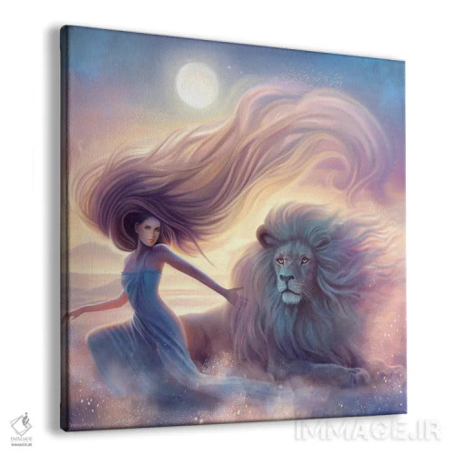 تابلو مانند یک شیر اثر آندریا هرنیاک - نمای پرسپکتیو محصول