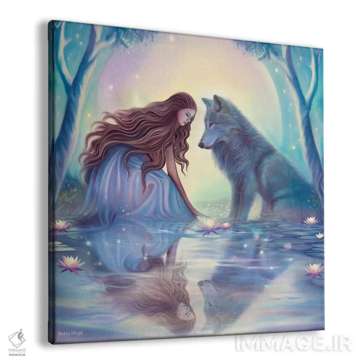 تابلو رنگهای واقعی (ذات حقیقی) اثر آندریا هرنیاک - نمای پرسپکتیو محصول