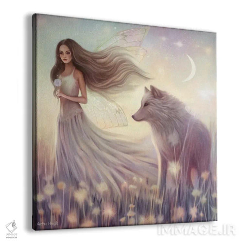 تابلو جادوی پریان اثر آندریا هرنیاک - نمای پرسپکتیو محصول