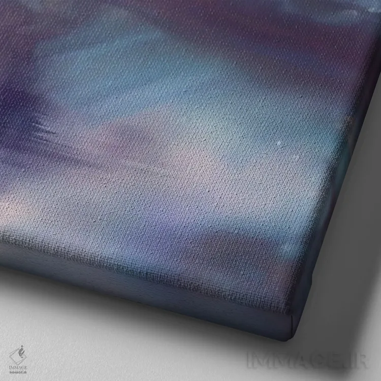 تابلو برخورد جادویی اثر آندریا هرنیاک - نمای نزدیک بافت بوم