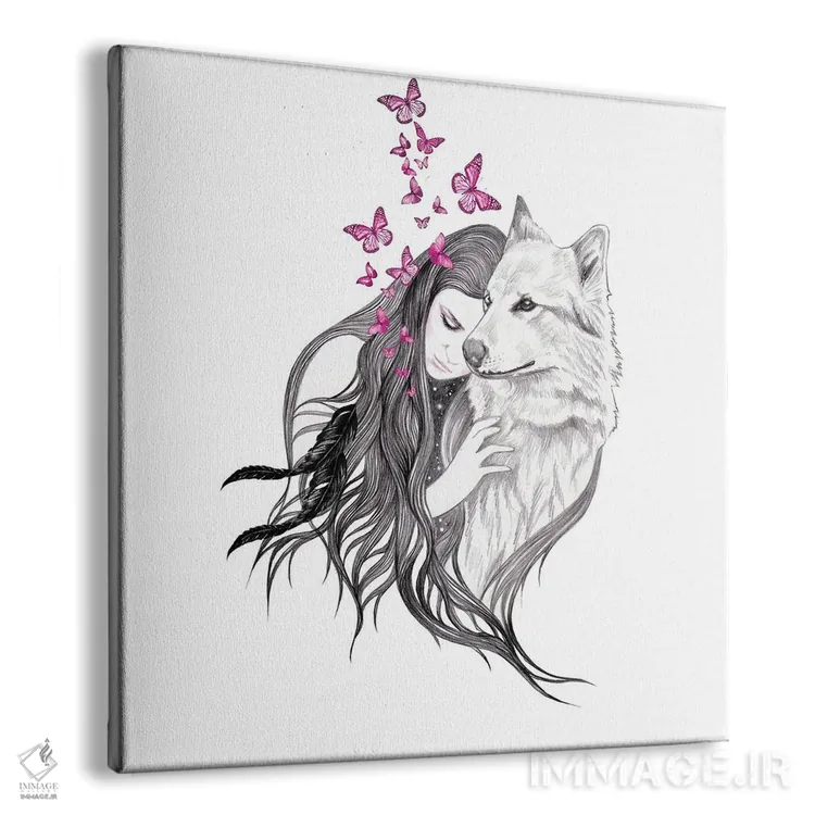 تابلو فرزند ماه اثر آندریا هرنیاک - نمای پرسپکتیو محصول