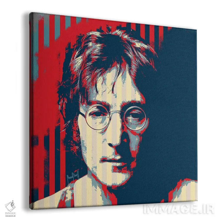 تابلو جان لنون اثر احمد شریف - نمای پرسپکتیو محصول