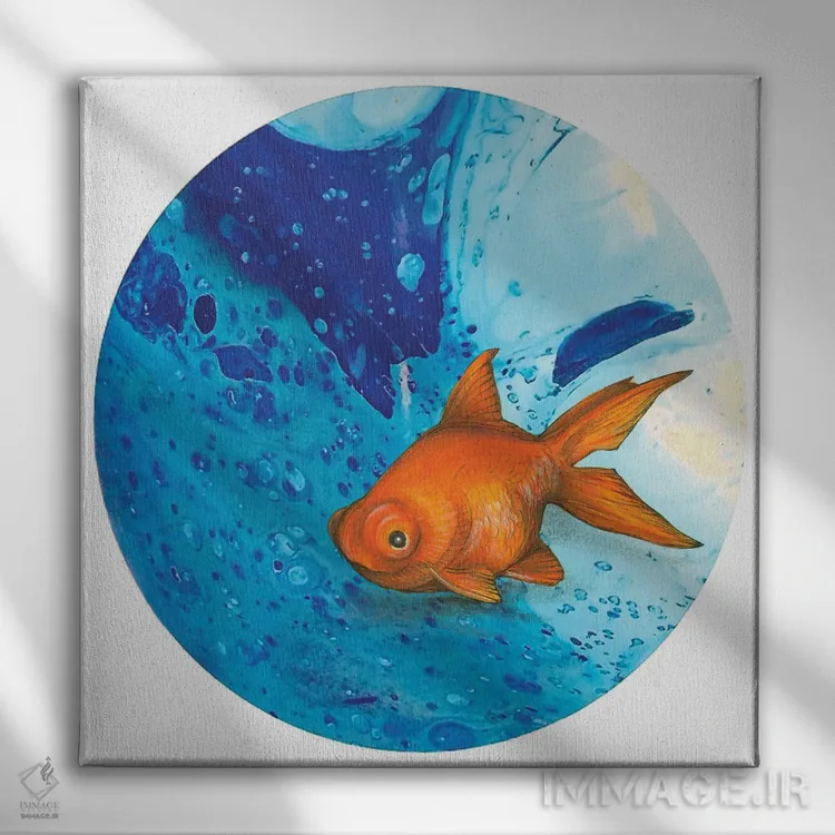 تابلو تو به من نگاه میکنی؟ اثر آن هاچینسون - نمای روبهرو روی دیوار