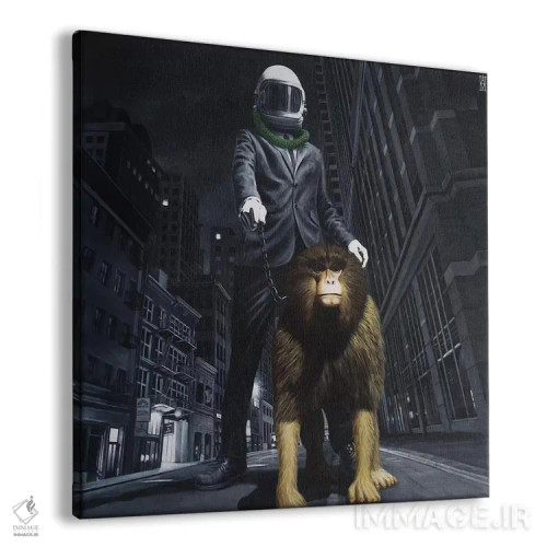 تابلو میمون دنیای جدید (گونه جانوری) اثر الک هاکسلی - نمای پرسپکتیو محصول