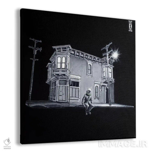 تابلو آرامش اثر الک هاکسلی - نمای پرسپکتیو محصول