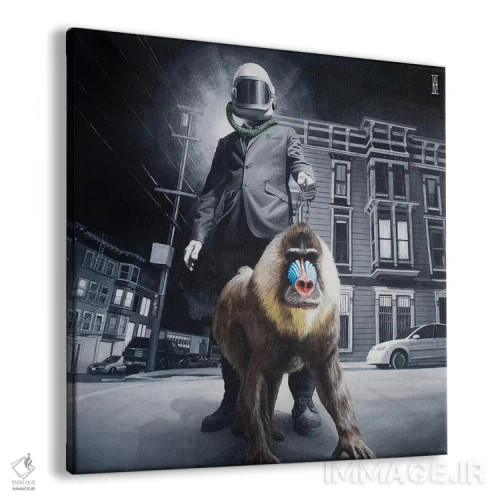 تابلو جامعه متمدن اثر الک هاکسلی - نمای پرسپکتیو محصول