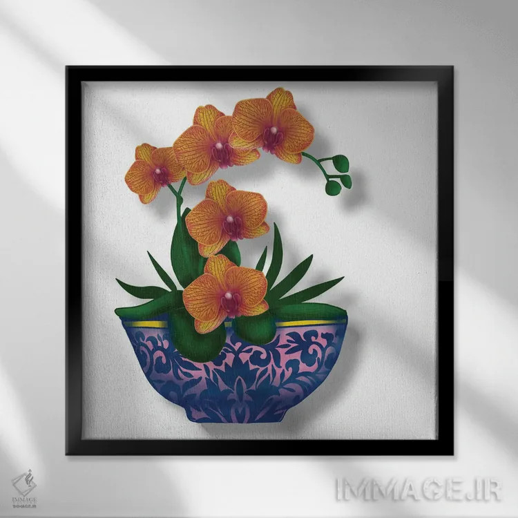 تابلو بازآرت (نام خاص/برنامه گرافیکی) اثر آن هاچینسون - نمای قابدار مشکی