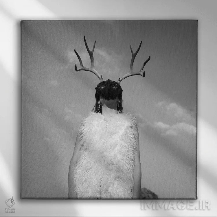 تابلو روح بیابان اثر الک هاکسلی - نمای روبهرو روی دیوار