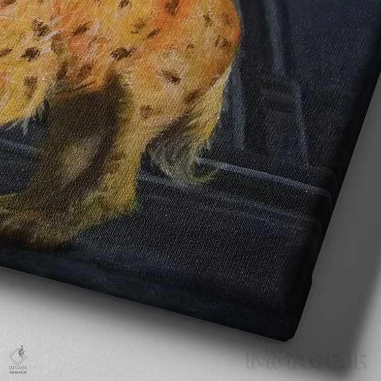 تابلو بقایای کوچه اثر الک هاکسلی - نمای نزدیک بافت بوم