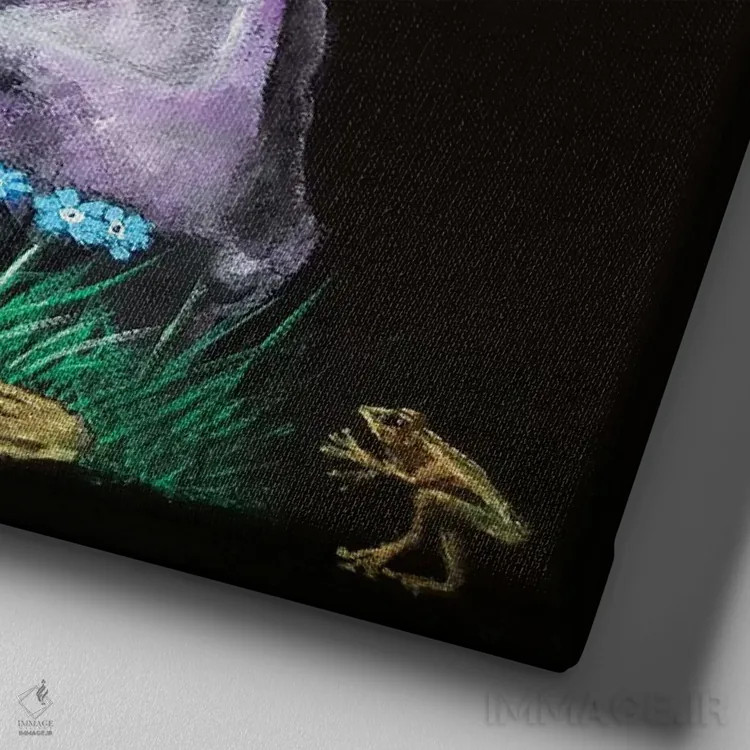 تابلو صدر جدول (موقعیت شروع اول در مسابقه) اثر الک هاکسلی - نمای نزدیک بافت بوم