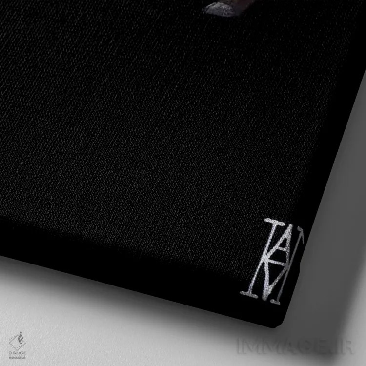 تابلو برخوردهای شبانه نوزده اثر الک هاکسلی - نمای نزدیک بافت بوم