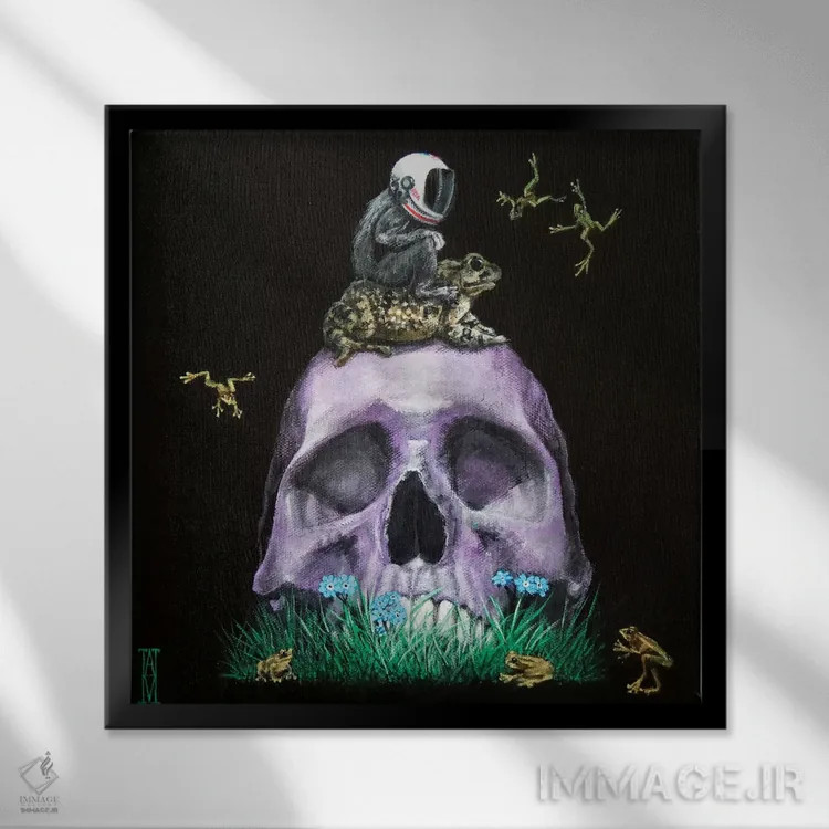 تابلو صدر جدول (موقعیت شروع اول در مسابقه) اثر الک هاکسلی - نمای قابدار مشکی