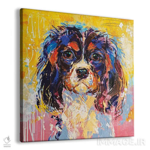 تابلو اسپانیل CKC یک (سگ سیکیسی کانادایی) اثر آنا چر - نمای پرسپکتیو محصول