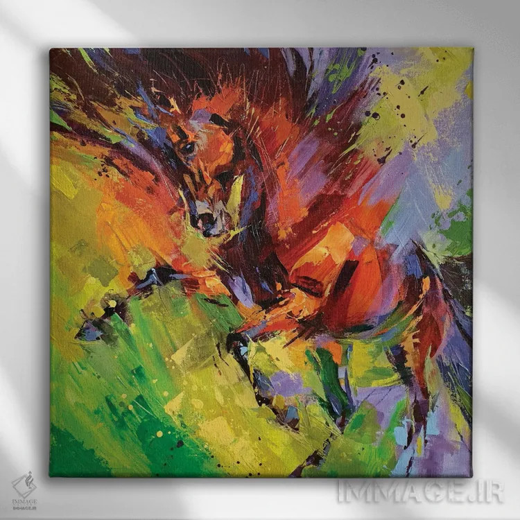 تابلو رویاباف اثر آنا چر - نمای روبهرو روی دیوار