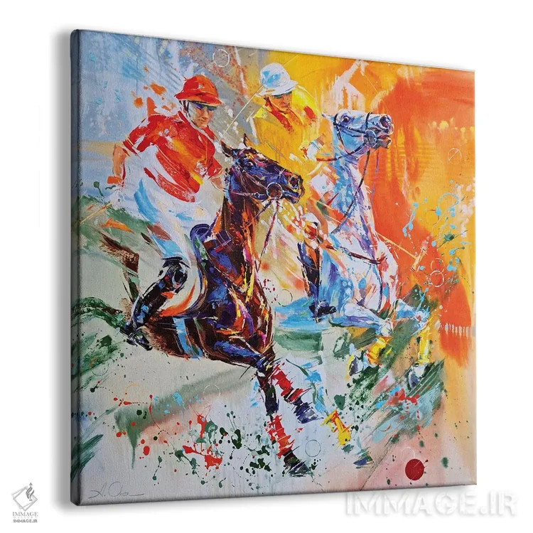 تابلو پولو ۴ اثر آنا چر - نمای پرسپکتیو محصول