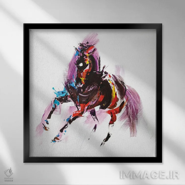 تابلو رقص اثر آنا چر - نمای قابدار مشکی