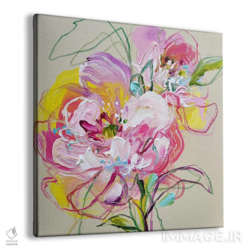 تابلو رقص گلبرگها اثر آنا چر - نمای پرسپکتیو محصول