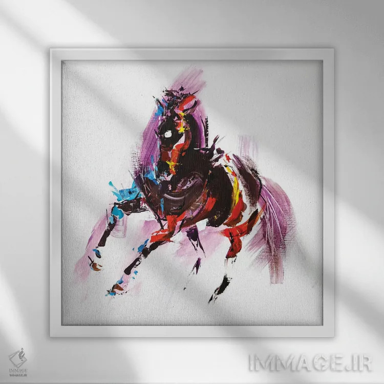 تابلو رقص اثر آنا چر - نمای قابدار سفید