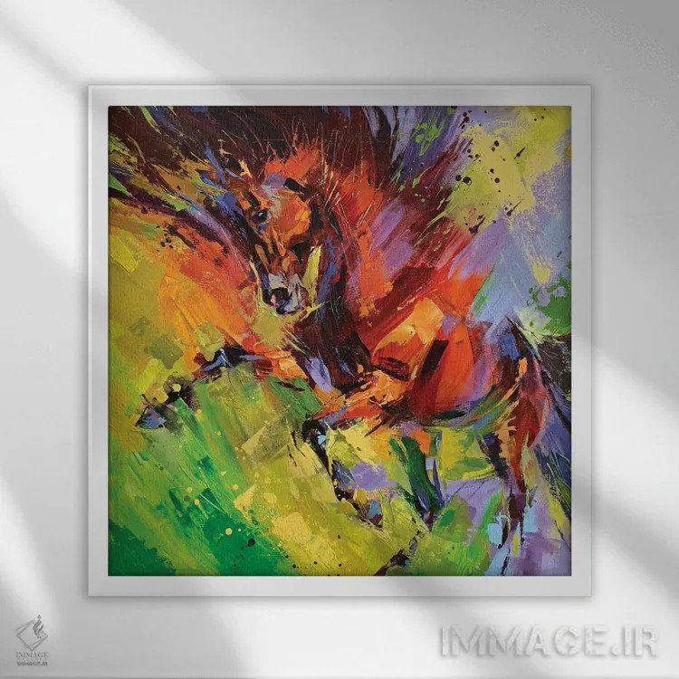 تابلو رویاباف اثر آنا چر - نمای قابدار سفید