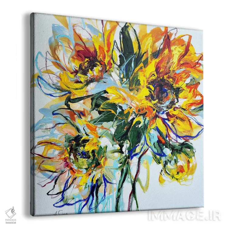 تابلو تابشهای آفتاب اثر آنا چر - نمای پرسپکتیو محصول