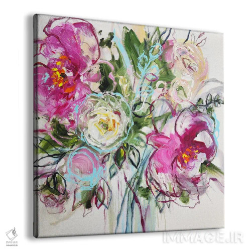 تابلو نجوای شکوفهها اثر آنا چر - نمای پرسپکتیو محصول