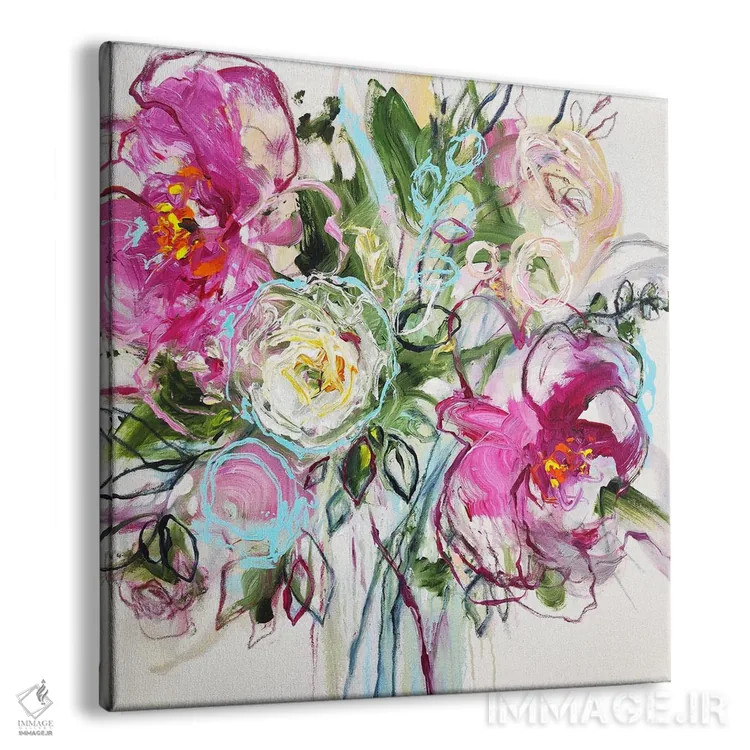 تابلو نجوای شکوفهها اثر آنا چر - نمای پرسپکتیو محصول