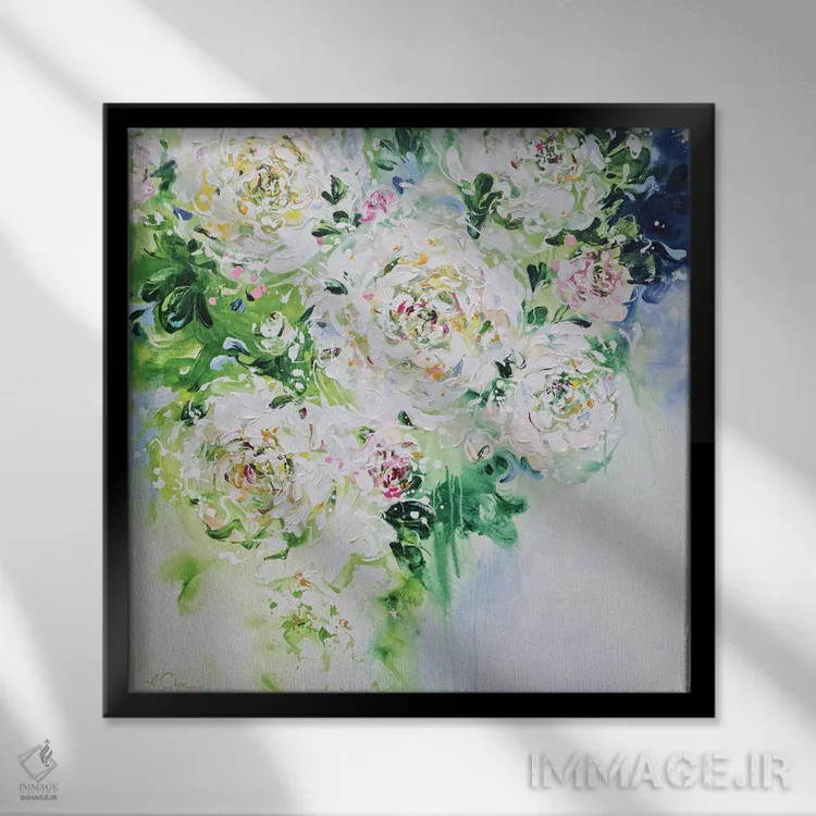 تابلو خاطرات خوش اثر آنا چر - نمای قابدار مشکی
