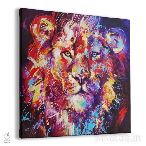 تابلو شیر (حیوان) اثر آنا چر - نمای پرسپکتیو محصول