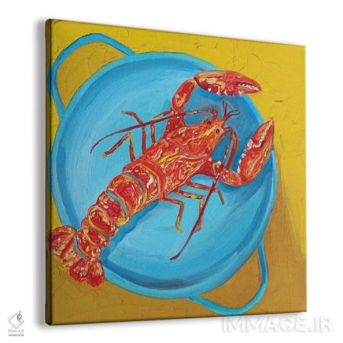 تابلو خرچنگ در دیگ اثر آلیس استراکر - نمای پرسپکتیو محصول