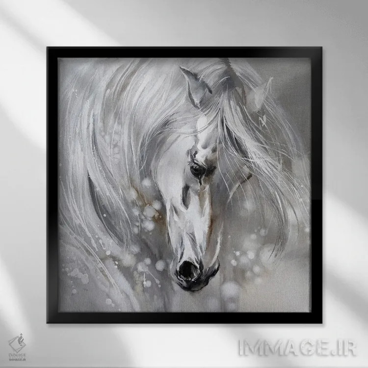 تابلو فرشته اثر آنا چر - نمای قابدار مشکی